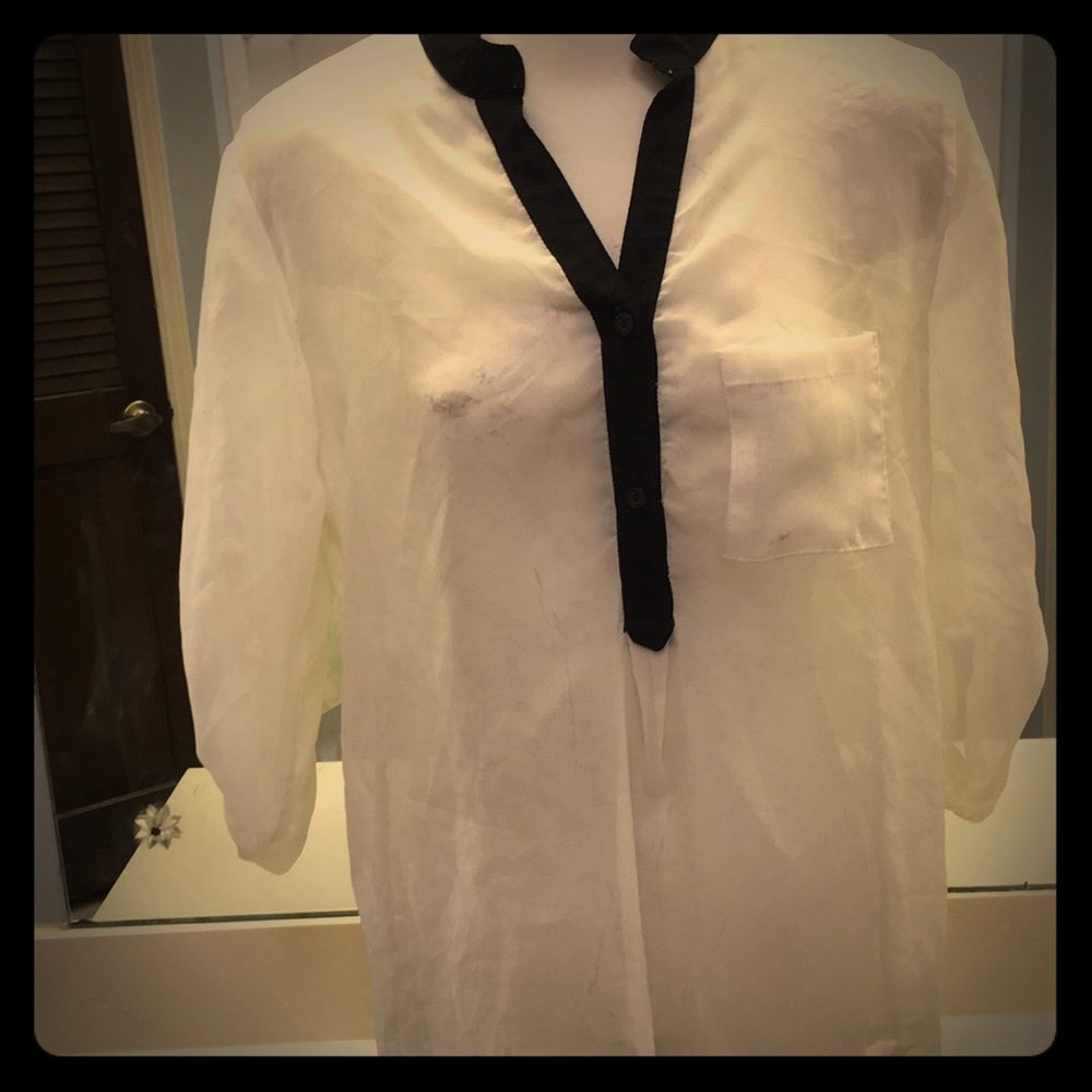 Mix and co large top ! Sheer